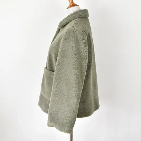 Rebecca Minkoff Harley Wool Teddy Jacket Coat - XL - Picture 4 of 10